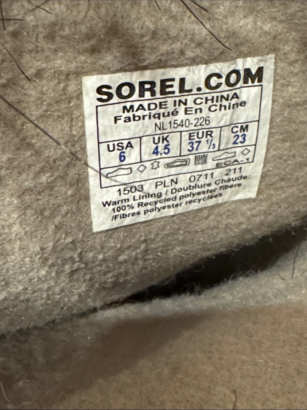 Sorel Women's Tan and Brown Faux-Fur Waterproof Winter Boots S6